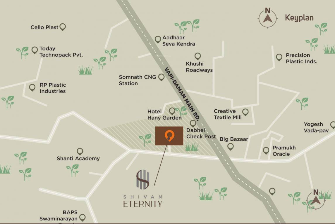  shivam eternity Location Plan