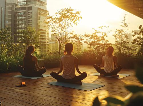  leela-arhum Yoga/ Meditation Area