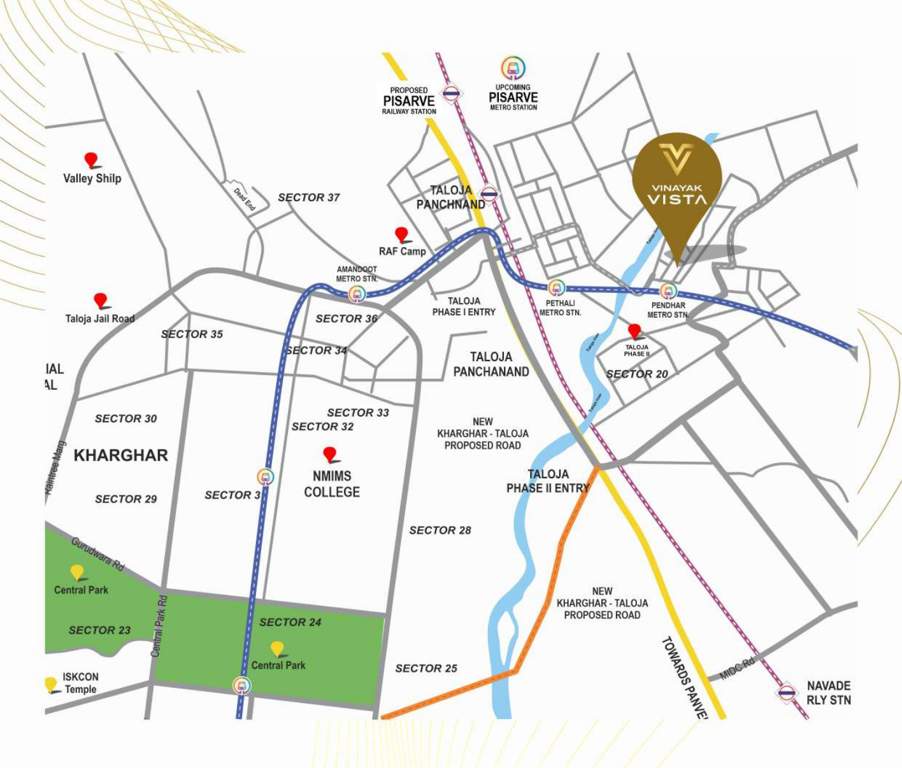  vinayak vista Location Plan