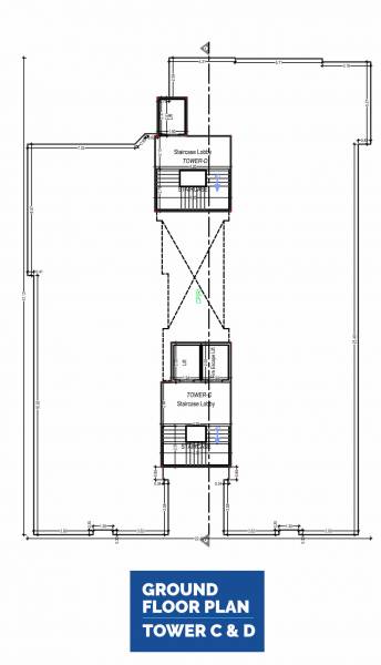  sapphire-avenue Tower C,D Cluster Plan for ground Floor