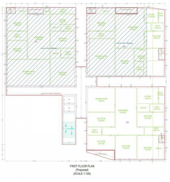  elysium Building A Cluster Plan for 1st Floor