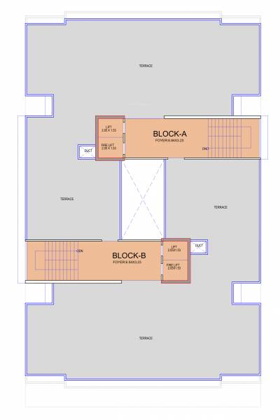  paarijat-pransh Block A Cluster Plan for ground Floor
