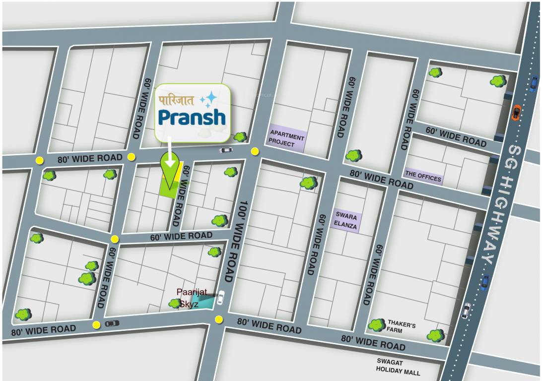  paarijat pransh Location Plan