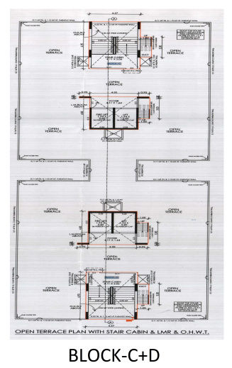  al-hamd-pacific Tower C D Cluster Plan for terrace Floor
