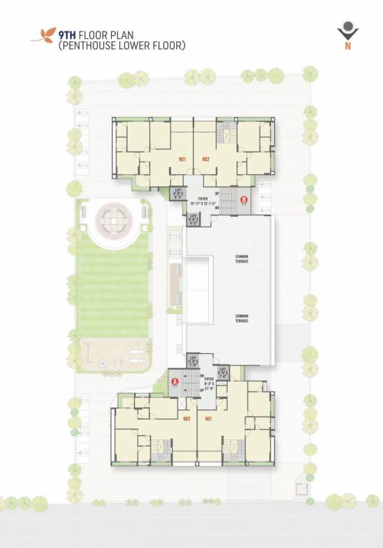  skydeck Tower A Cluster Plan
