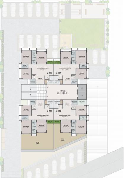  colin-haven Block 1 Cluster Plan for 2nd Floor