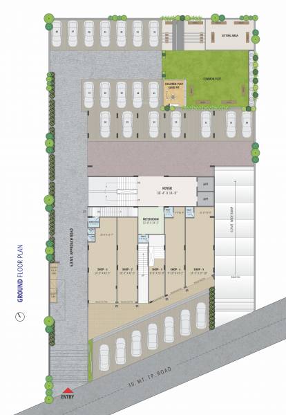  colin-haven Block 1 Cluster Plan for ground Floor
