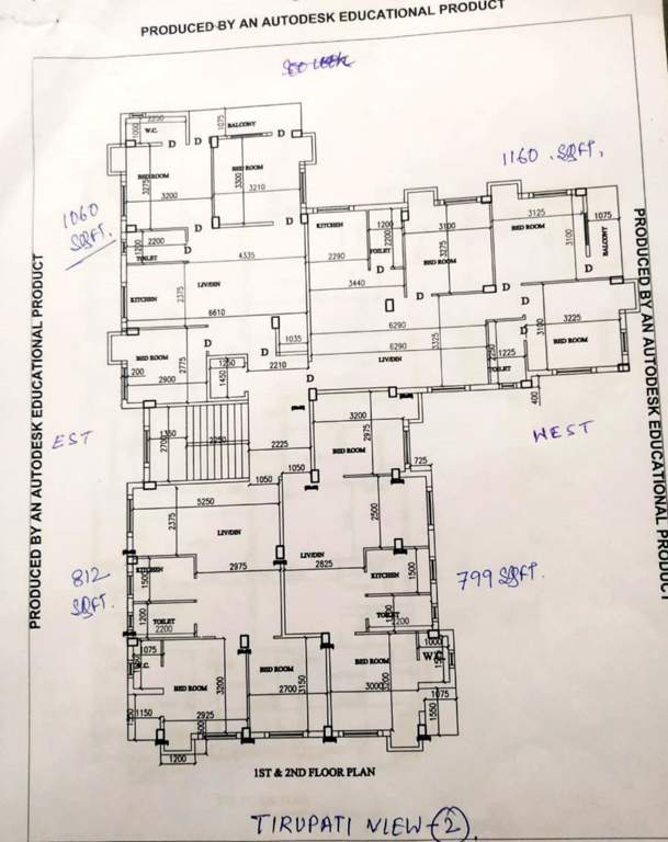  tirupati apatment Tirupati Apatment Cluster Plan