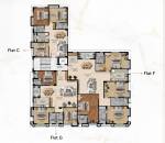 Praniti Apartment Cluster Plan from 1st to 5th Floor praniti-apartment Praniti Apartment Cluster Plan from 1st to 5th Floor