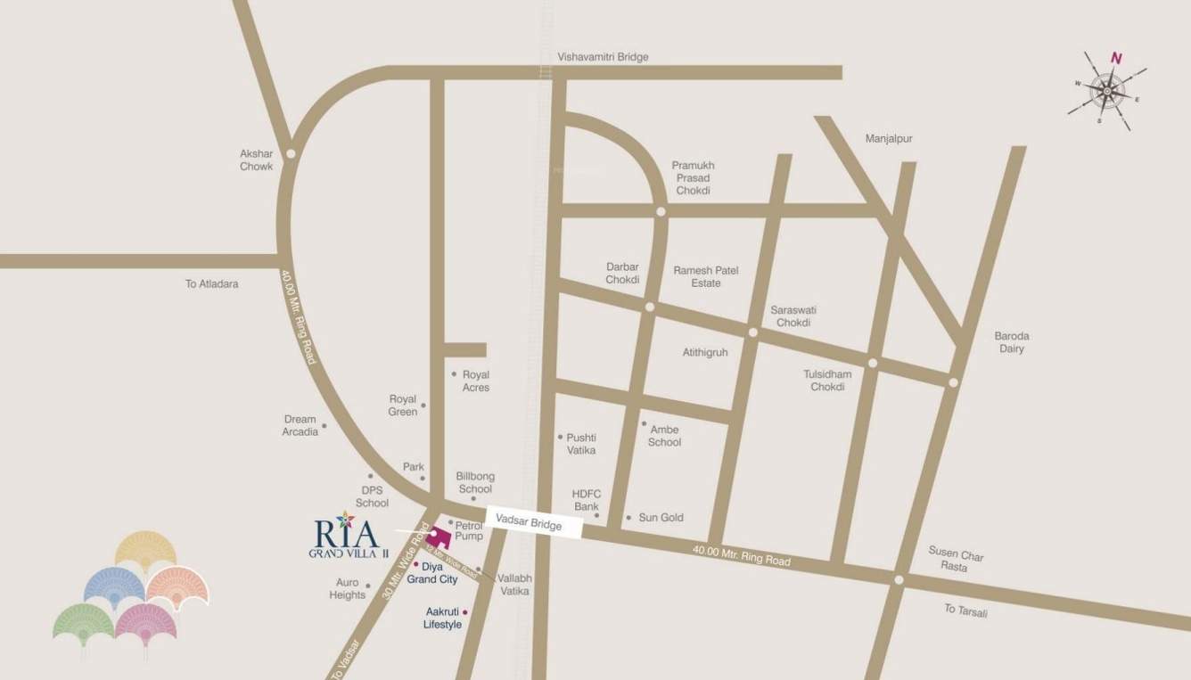  ria grand villa Location Plan