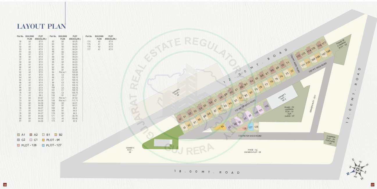  aatmiya grand villa 23 Layout Plan