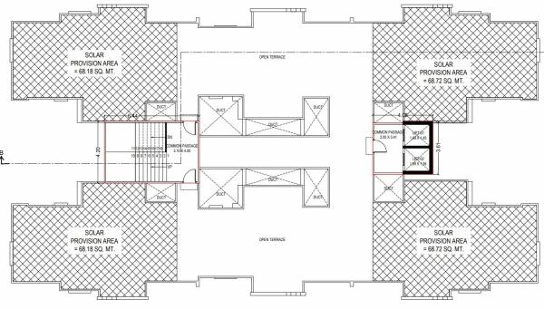  pratham-riviera-phase-6 Tower C Cluster Plan Terrace