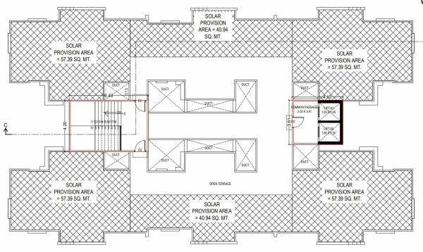  pratham-riviera-phase-6 Tower E Cluster Plan Terrace