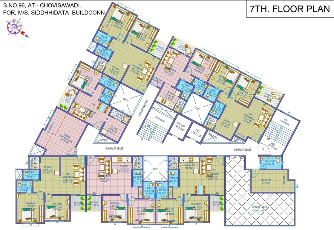  residency Siddhidata Residency Cluster Plan