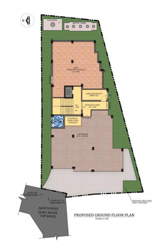  debojoyti-apartment Debojoyti Apartment Cluster Plan for ground Floor