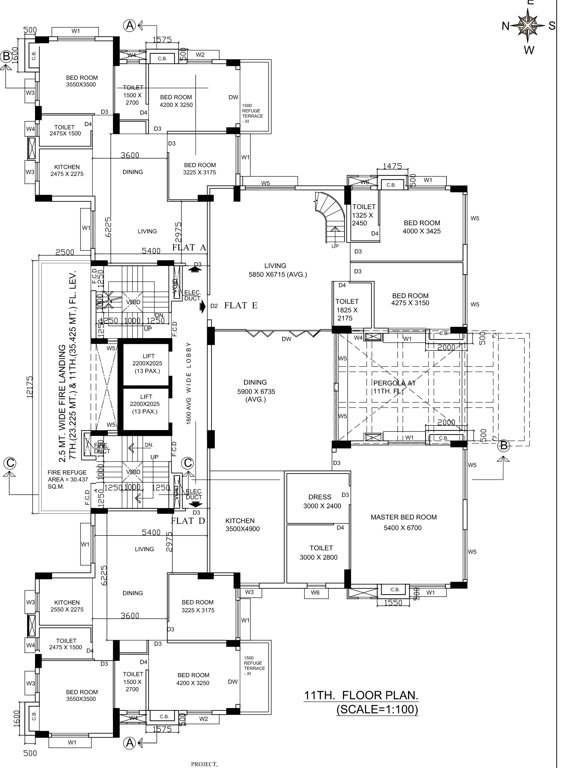  shivam apartment Shivam Apartment Cluster Plan
