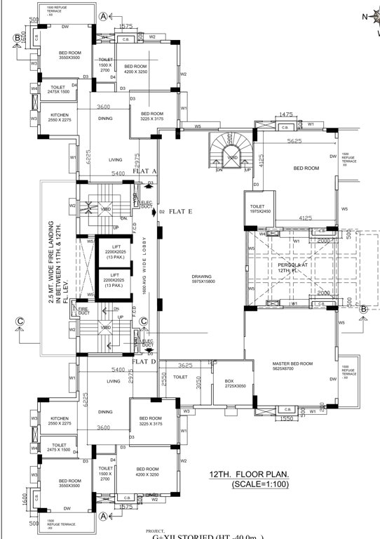  shivam apartment Shivam Apartment Cluster Plan