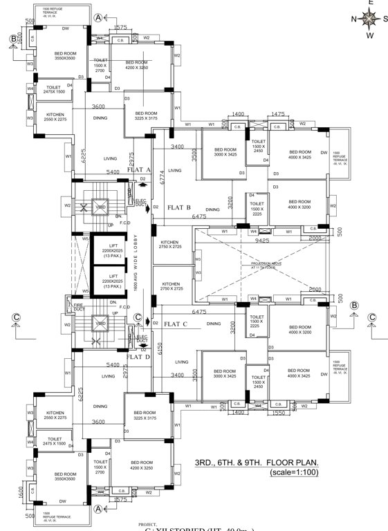  shivam apartment Shivam Apartment Cluster Plan