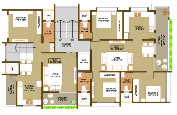  arc-solutions ARC Solutions Cluster Plan for 1st, 3rd & 5th Floor