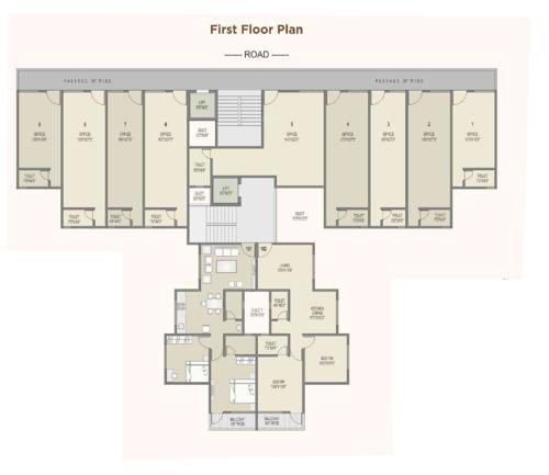  24-sakshi-avenue 24 Sakshi Avenue Cluster Plan for 1st Floor
