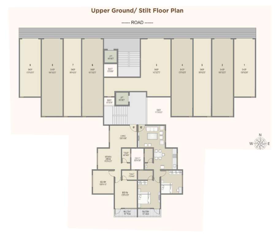24 sakshi avenue 24 Sakshi Avenue Cluster Plan for ground Floor