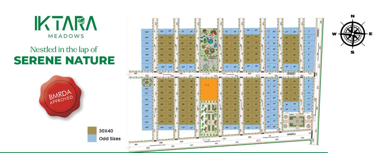  iktara meadows Layout Plan