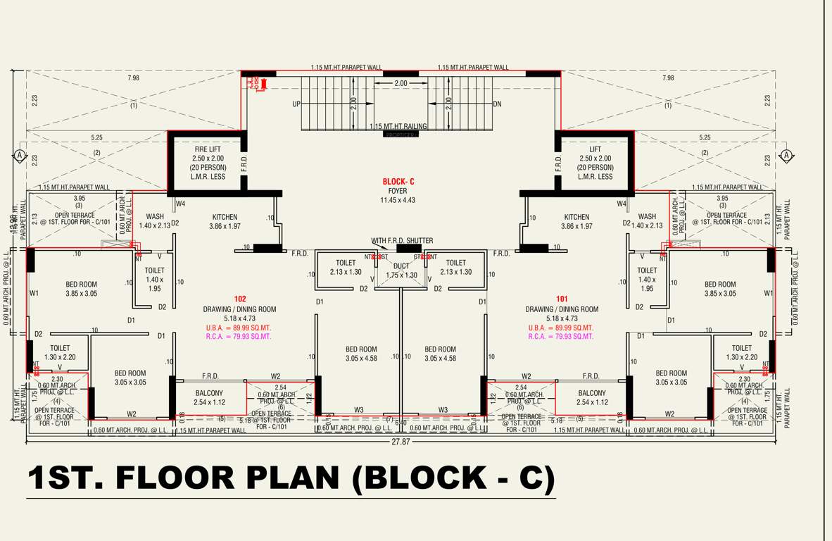  one fifty one One Fifty One Block C Cluster Plan from ground to 1st Floor