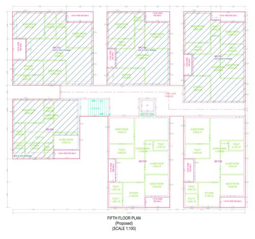  ram-kala-nivas Ram Kala Nivas Cluster Plan for 5th Floor