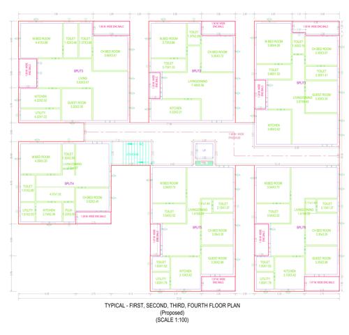  ram-kala-nivas Ram Kala Nivas Cluster Plan from 1st to 4th Floor