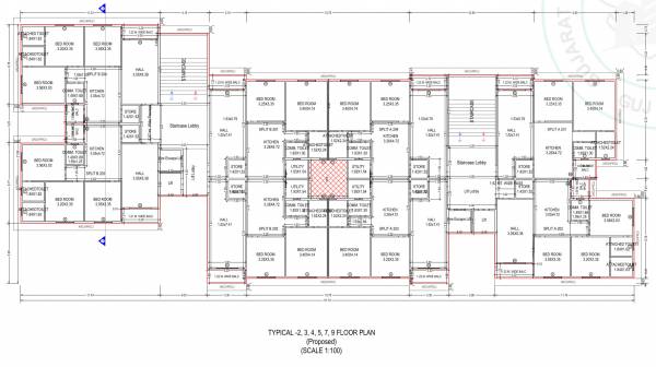  sagar-heights A Cluster Plan For 2nd, 3rd, 4th, 5th, 7th Floor