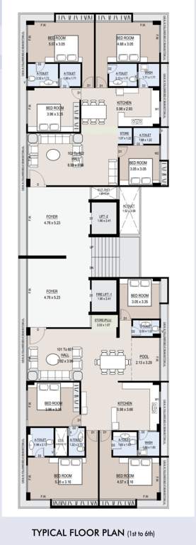  grace Grace Cluster Plan from 1st to 6th Floor