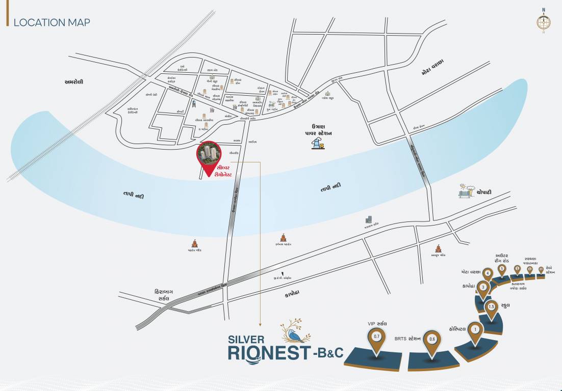 rio nest b and c Location Plan