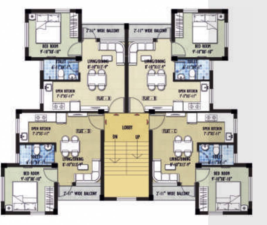 upantika township phase i Block 6 Cluster Plan