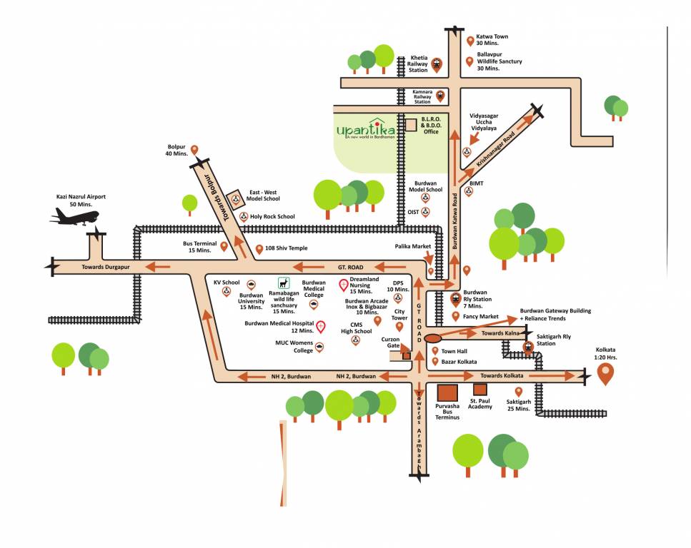 upantika township phase i Location Plan