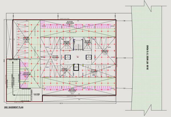  shyamvan Tower A Cluster Plan for basement Floor
