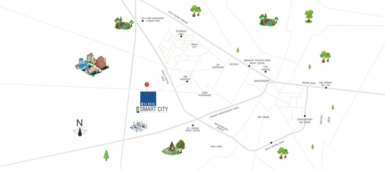  ruhil smart city Location Plan