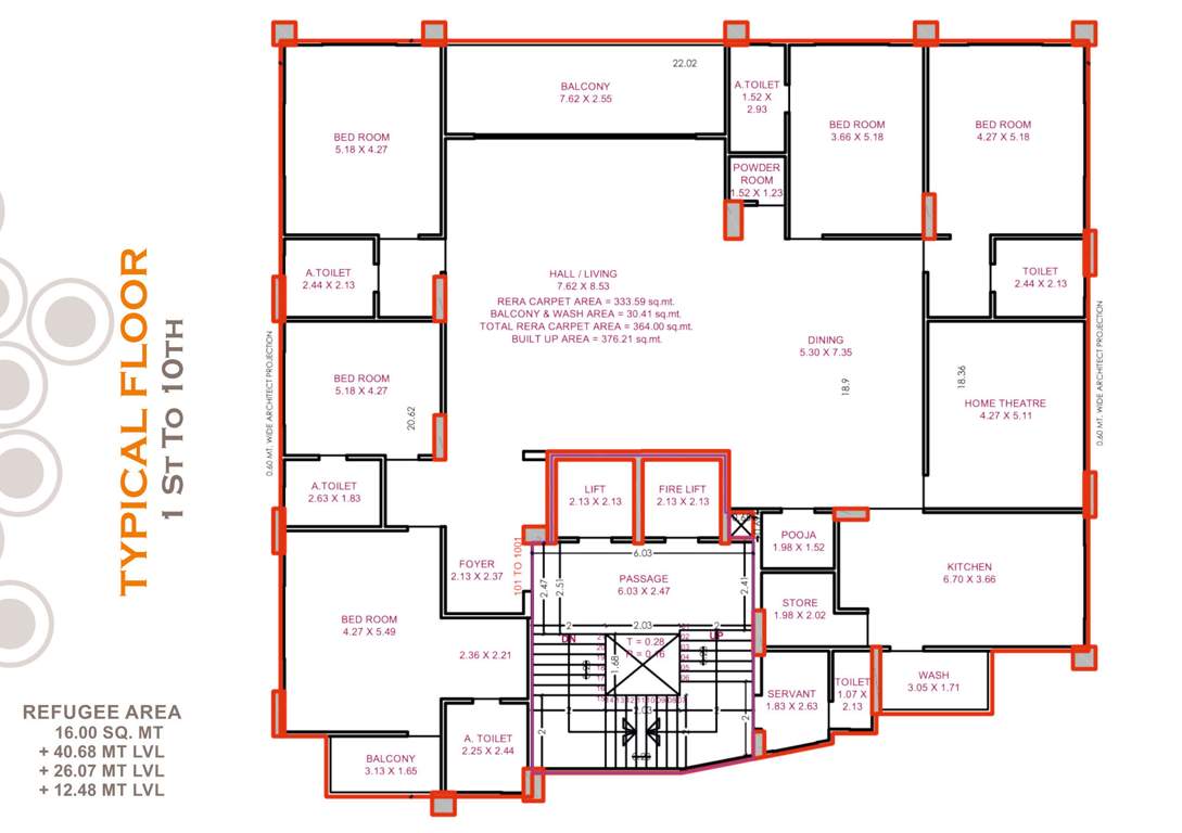  jolly the river moon Jolly The River Moon Cluster Plan from 1st to 10th Floor