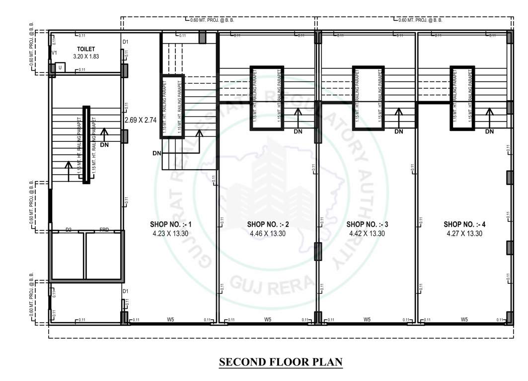  swapneel spiti Swapneel Spiti Cluster Plan for 2nd Floor