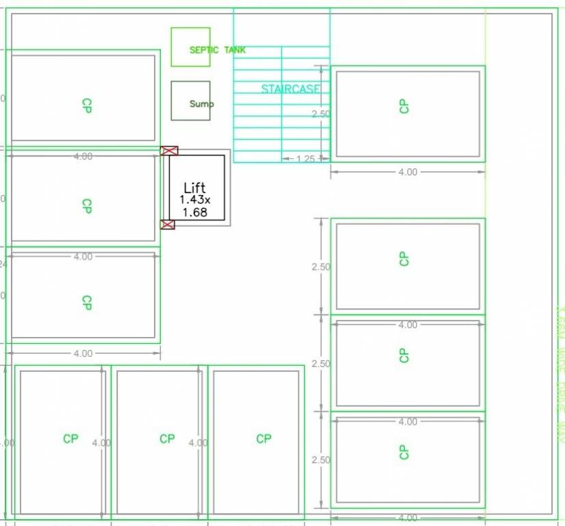  parnika elites Parnika Elites Cluster Plan for ground Floor
