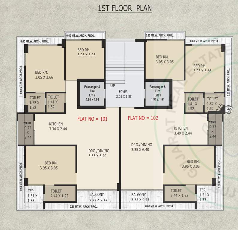 s b blessings S B Blessings Cluster Plan for 1st Floor