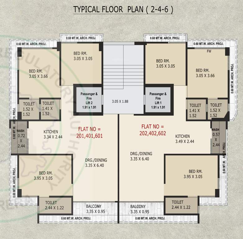  s b blessings S B Blessings Cluster Plan from 2nd to 6th Floor