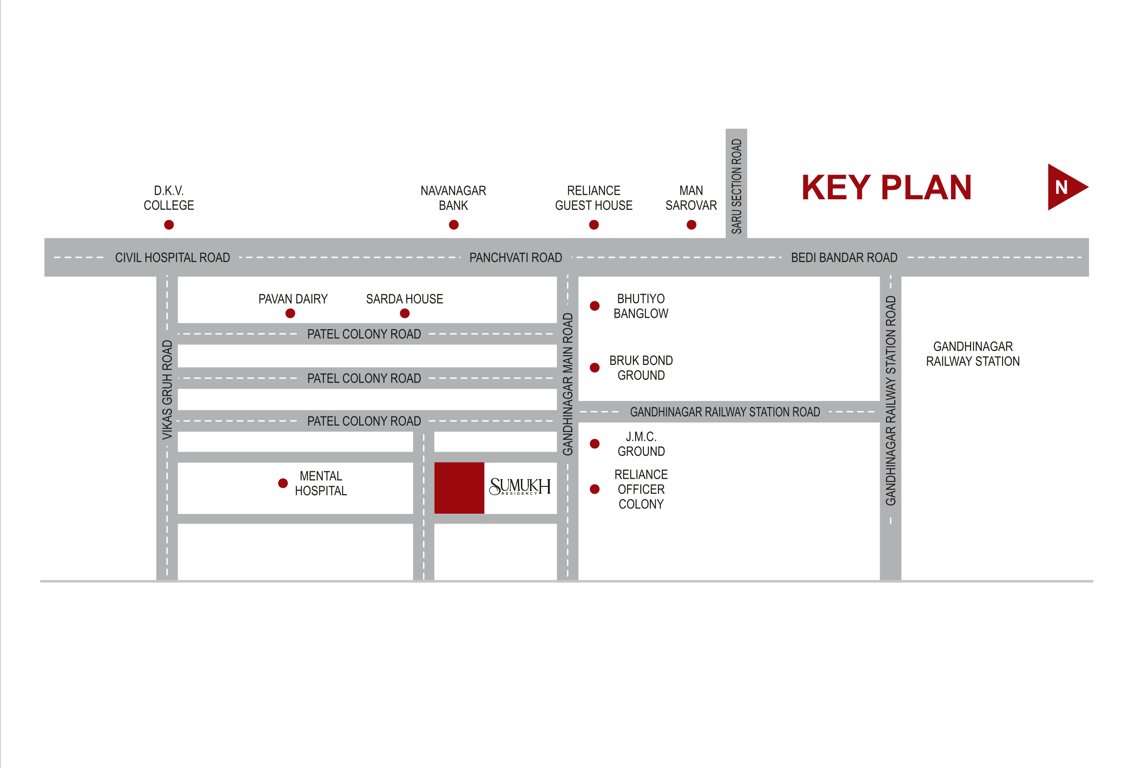  sumukh residency Location Plan
