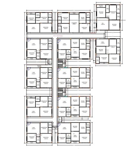  ganesh-sumanjali Cluster Plan from 1st to 5th Floor
