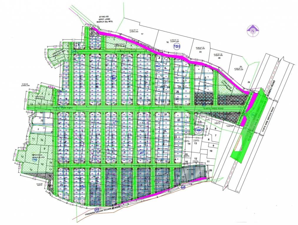  rk sree city Layout Plan