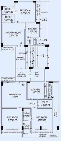  elegance A Cluster Plan for 1st Floor