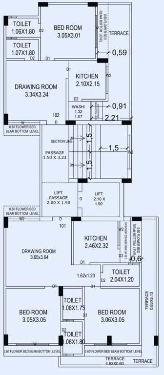 elegance A Cluster Plan for 1st Floor