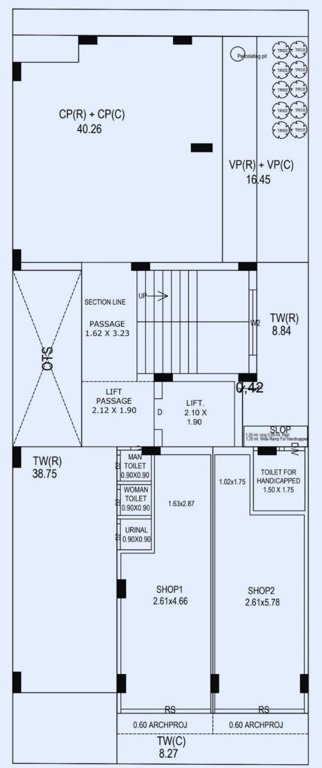 elegance A Cluster Plan for ground Floor