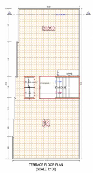  square-2 Magnum Square 2 Cluster Plan for terrace Floor