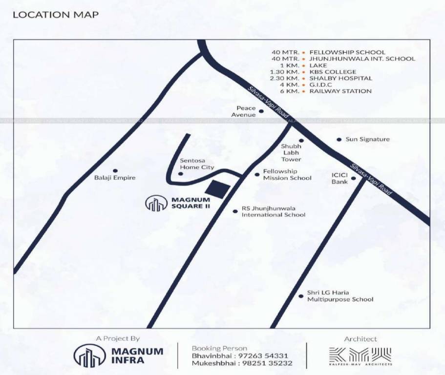  square 2 Location Plan