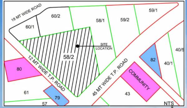  swastik-barsana Location Plan